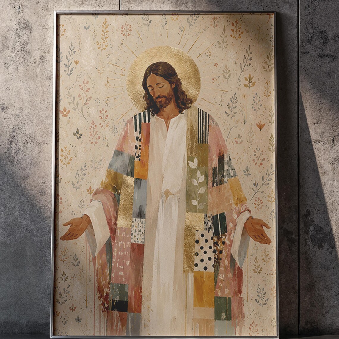 Jesus Art Print, Peace Be With You Faith Over Fear