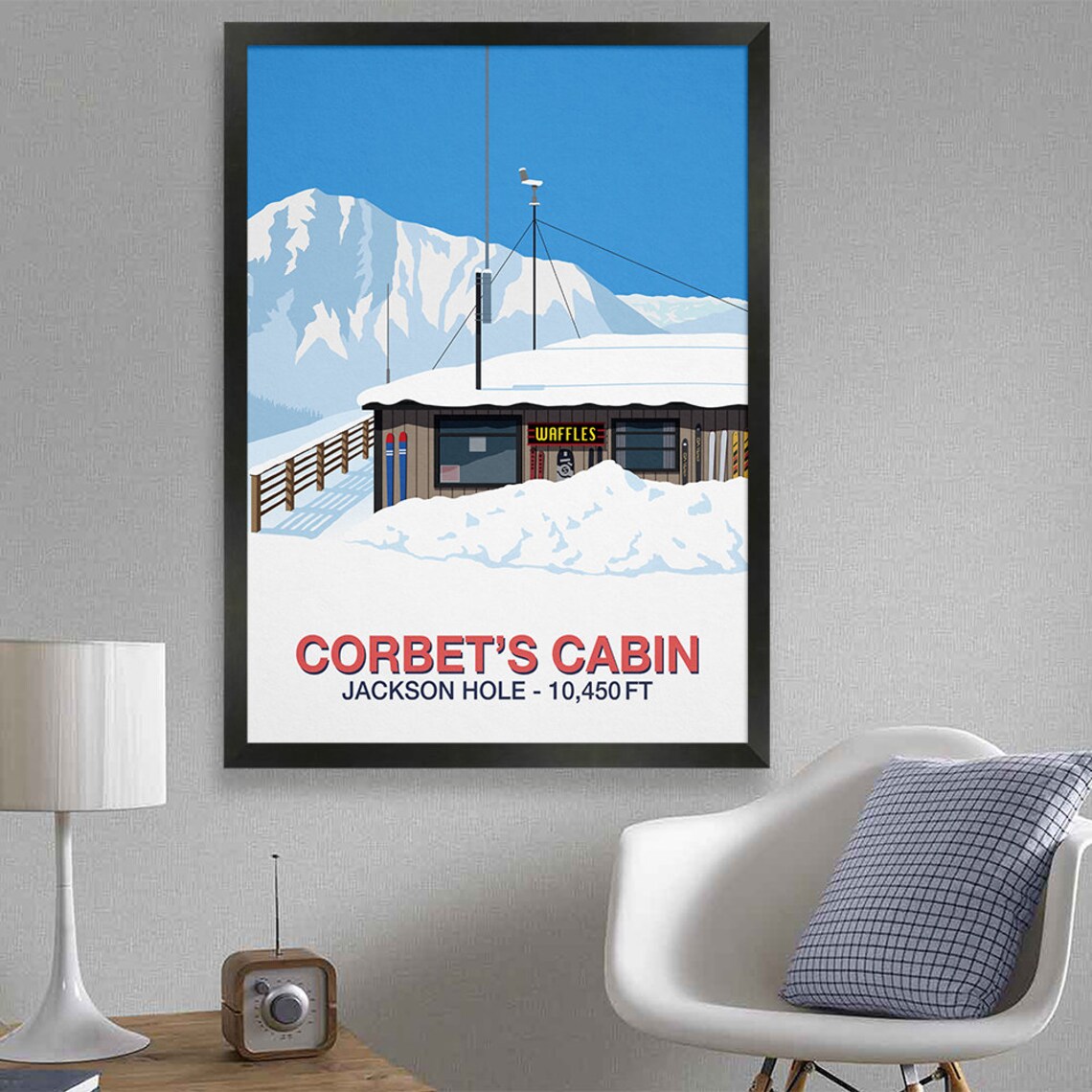 Corbets Cabin Ski Resort Travel Poster - Image 2