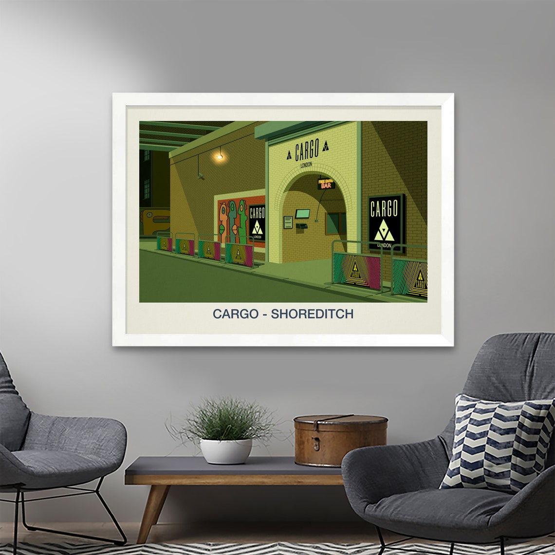Cargo Shoreditch Nightclub Poster Brick Archway London Venue Art - Image 2