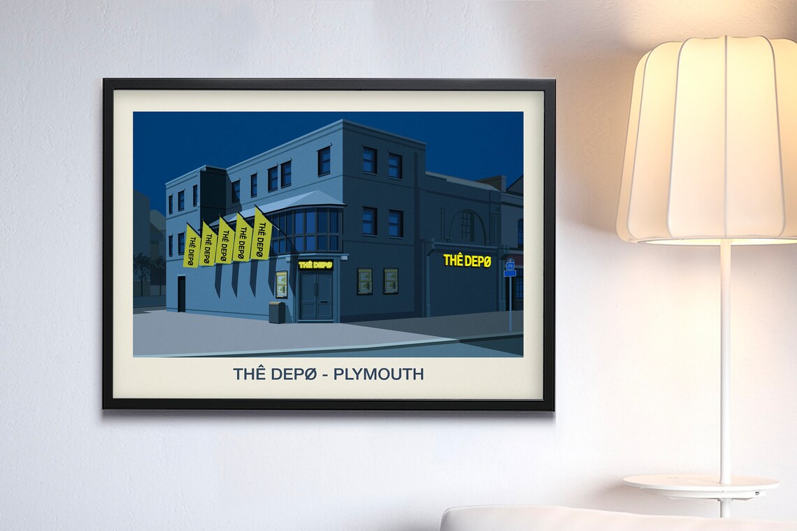 The Depo Plymouth Nightclub Travel Poster - Image 3