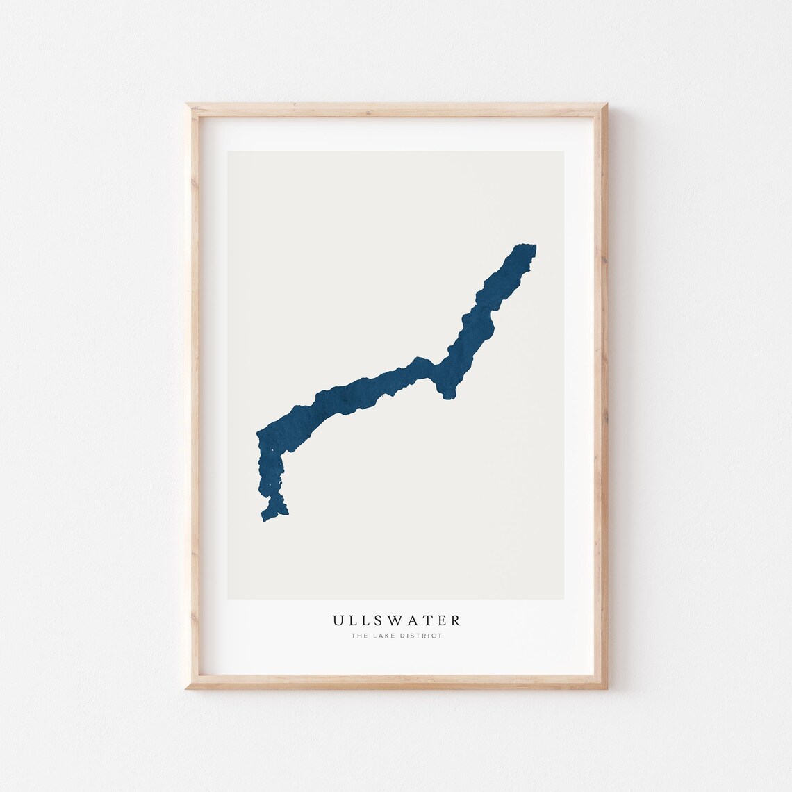 Ullswater Lake Map Poster Print, House Gift