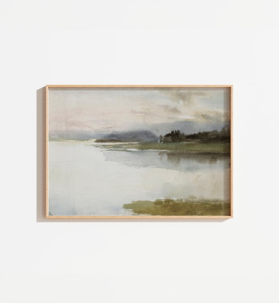 Landscape Watercolor Painting Travel Poster
