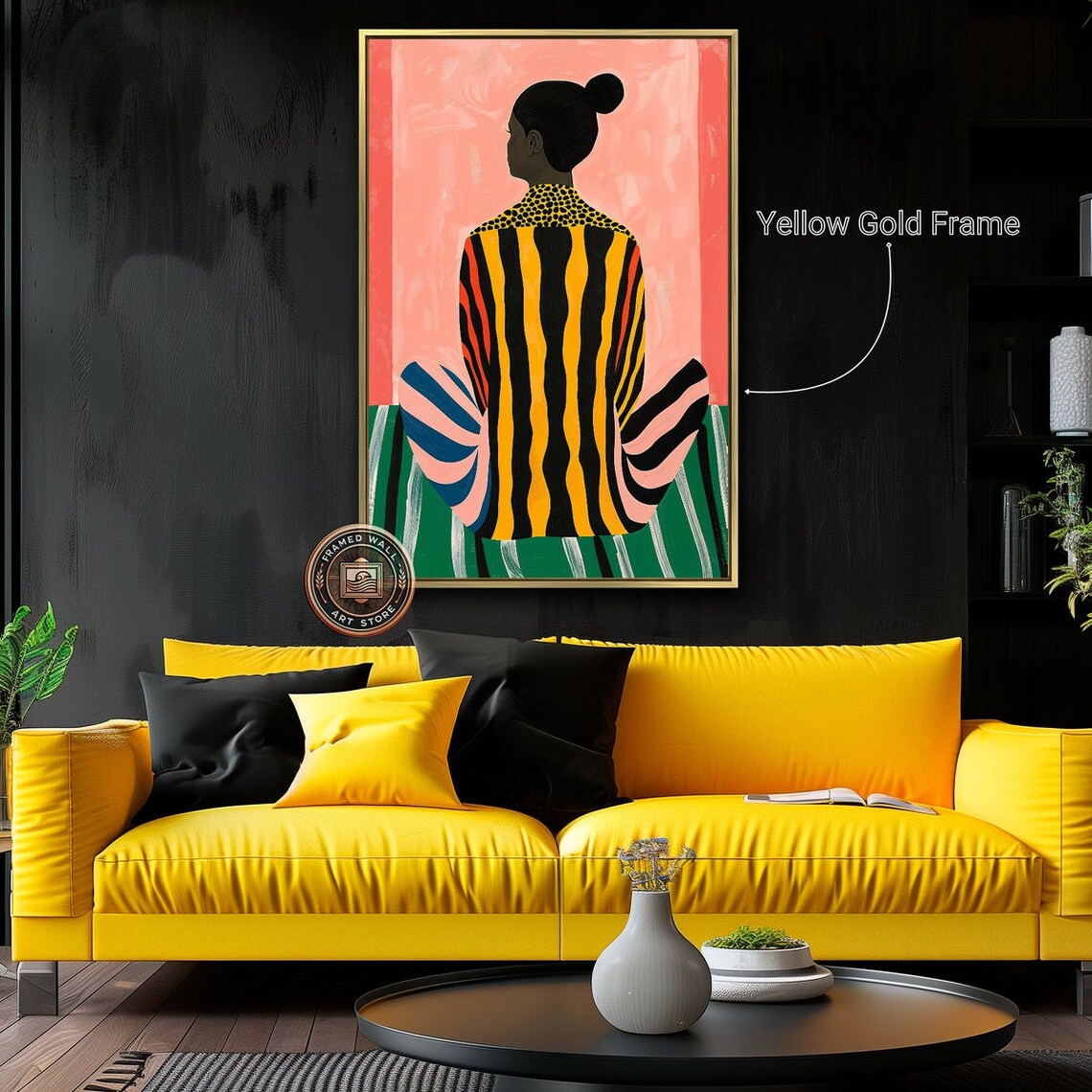 Modern Abstract Woman Minimalist Art Print, Boho - Image 5