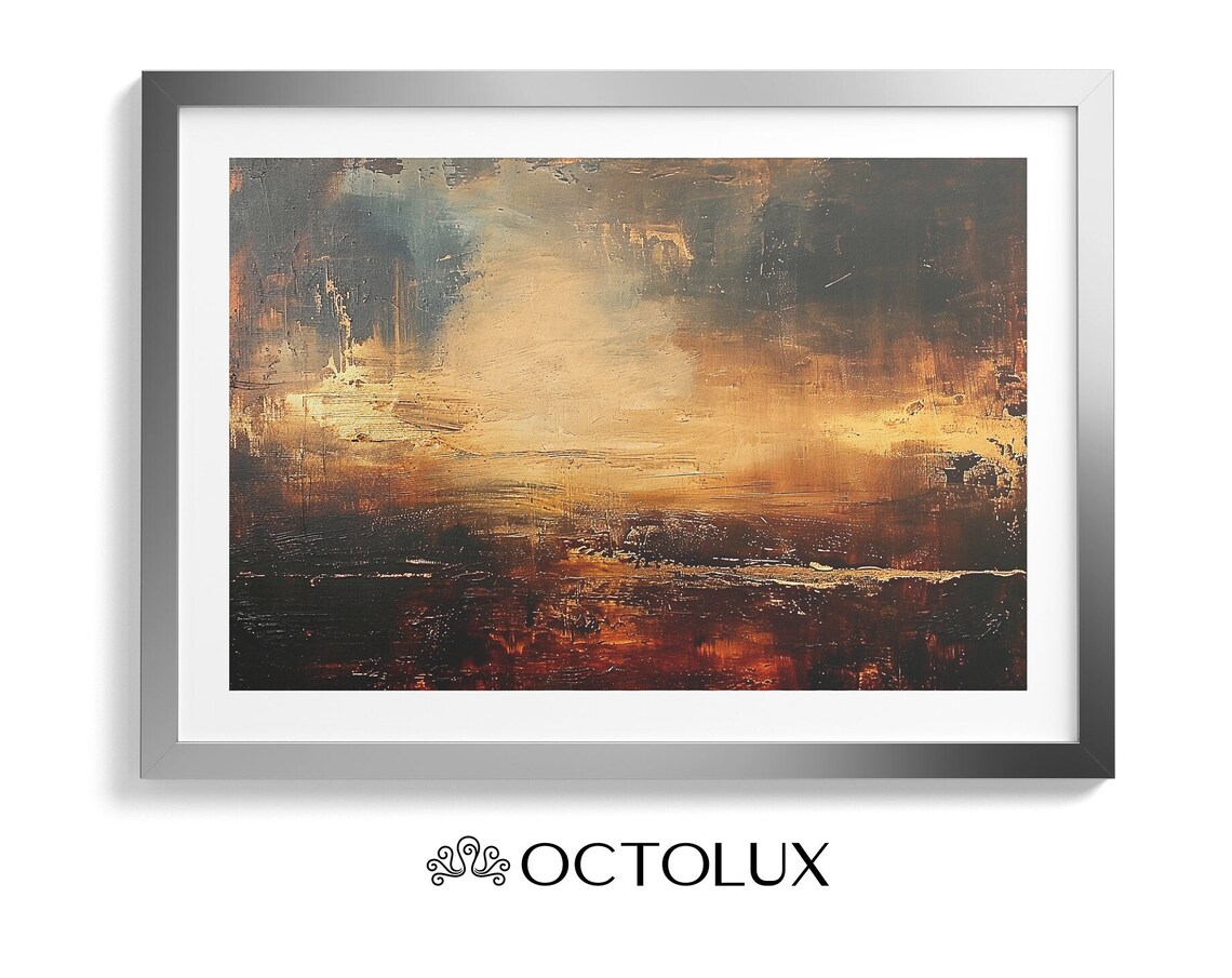 Abstract Print, Minimalist Exhibition Poster