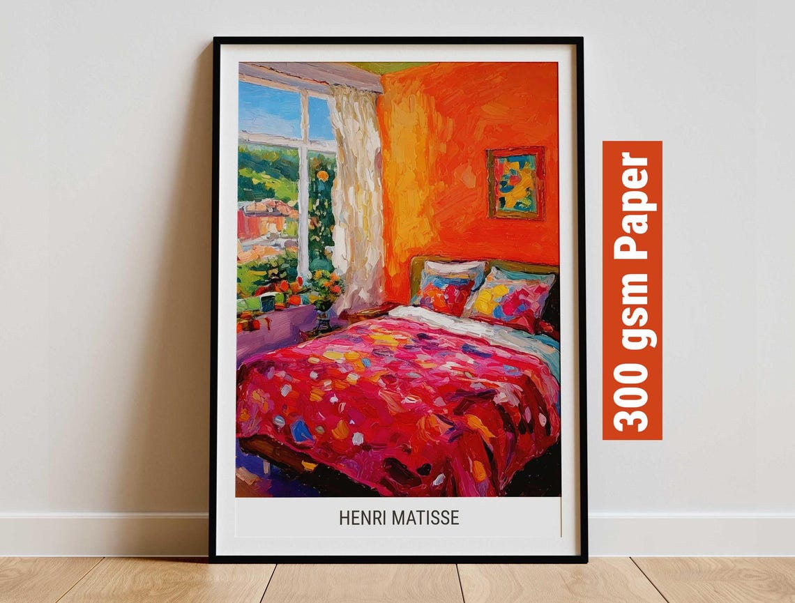 Henri Matisse Print Matisse Inspired Poster For Modern Gallery Exhibition Art Minimalist Neutral Wall Art Bedroom Art Print