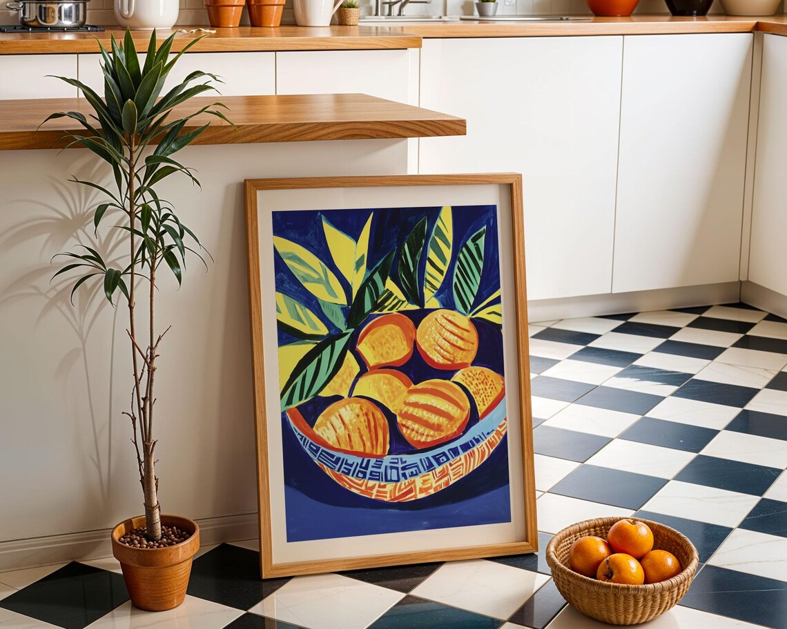 Contemporary Kitchen Wall Art, Retro Diner Poster - Image 4