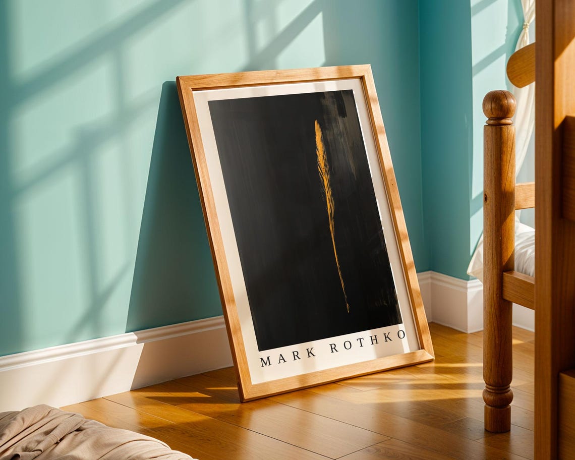 Mark Rothko Poster Abstract Expressionism Color Field Print Mark Rothko Print Modern Abstract Museum Poster Modern Wall Decor - Image 3
