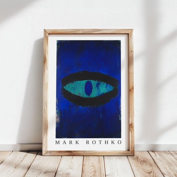 Mark Rothko Poster Abstract Expressionism Color Field Print Mark Rothko Print Modern Abstract Museum Poster Modern Wall Decor