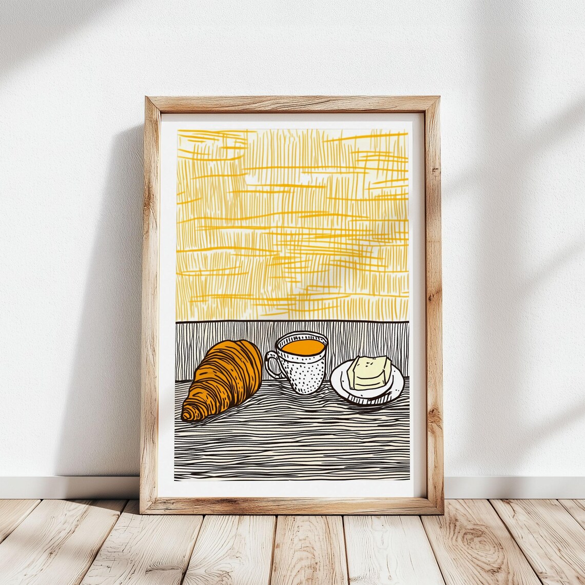 Retro Diner Poster, Contemporary Kitchen Decor