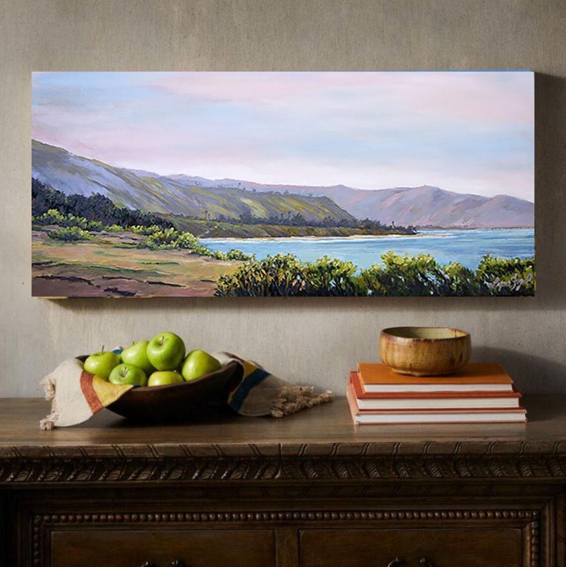 Carpinteria Beach Coastal Ocean Wall Art Print - Image 4