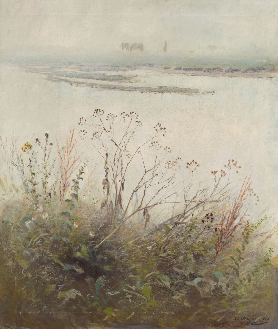 Muted Landscape Painting, Vintage Nature Art Print - Image 4