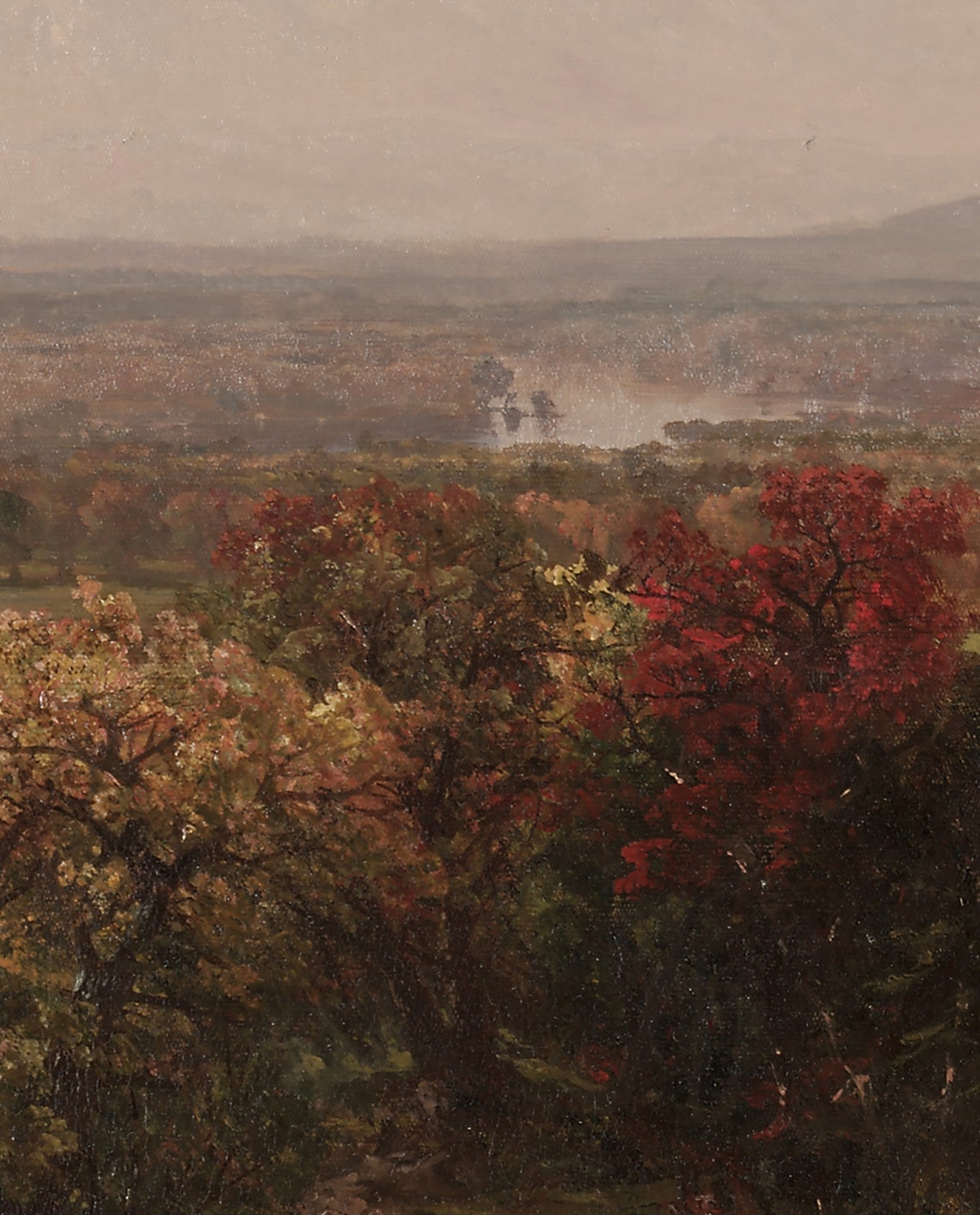 Vintage Autumn Landscape Painting, Art Print - Image 4