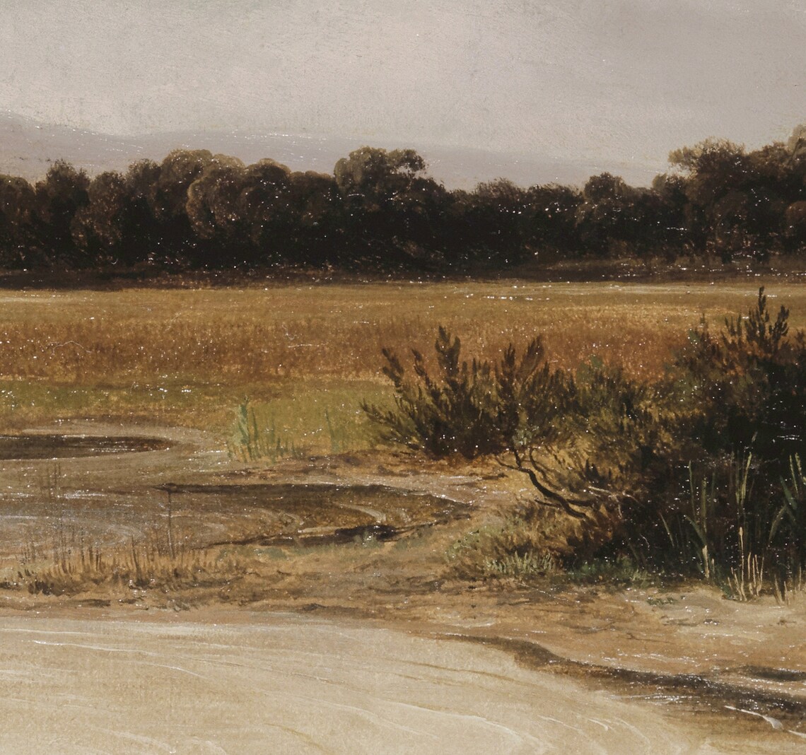 Moody Landscape Painting, Wall Art Print - Image 3