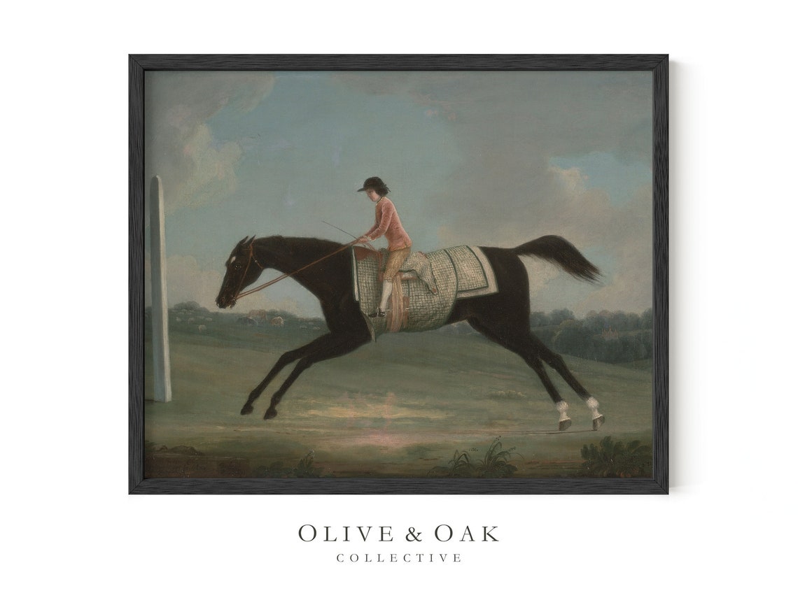 Vintage European Horse Portrait, Art Print - Image 2