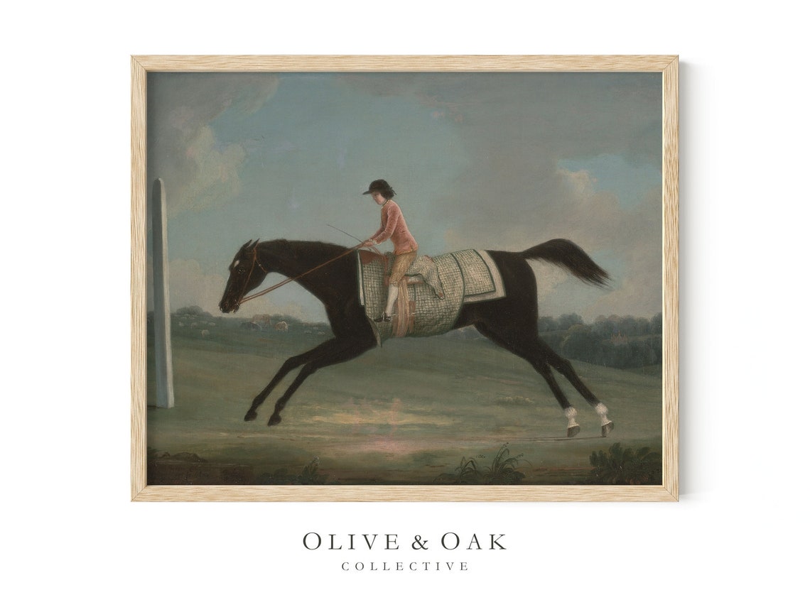 Vintage European Horse Portrait, Art Print - Image 4