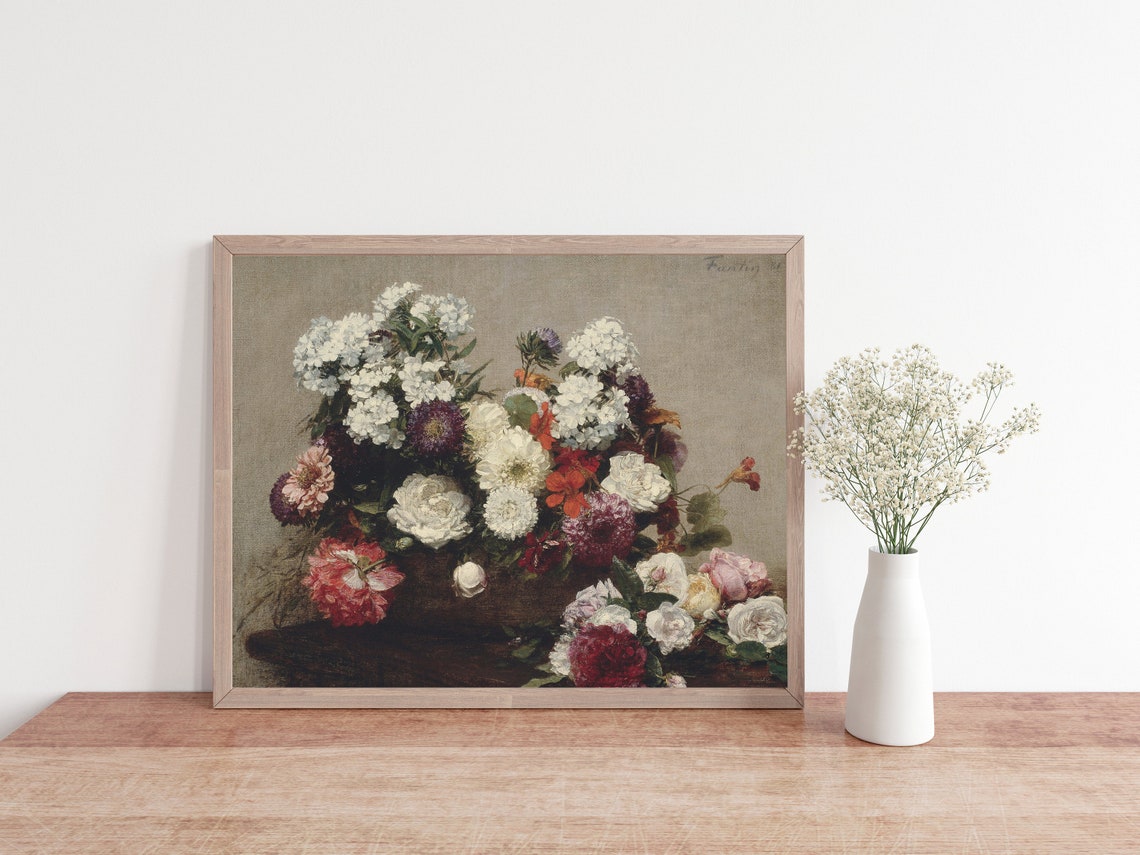 Flower Painting, Vintage Botanical Art Print - Image 2
