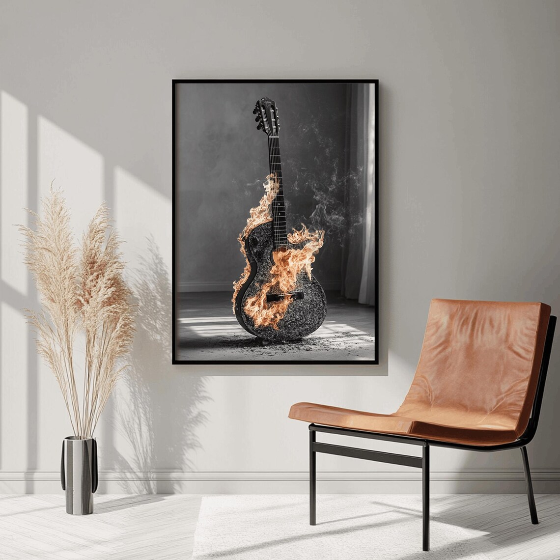 Acoustic Guitar Vintage Music Photography Poster - Image 3