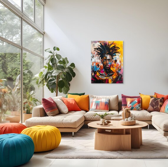 Avant Garde Abstract African King Art Print