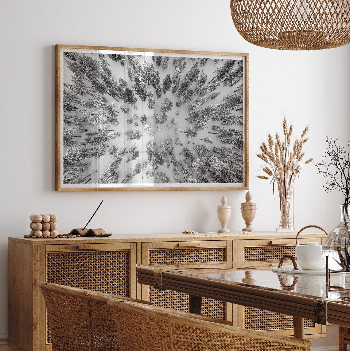 Snowy Forest Winter Nature Photography Art Print - Image 5