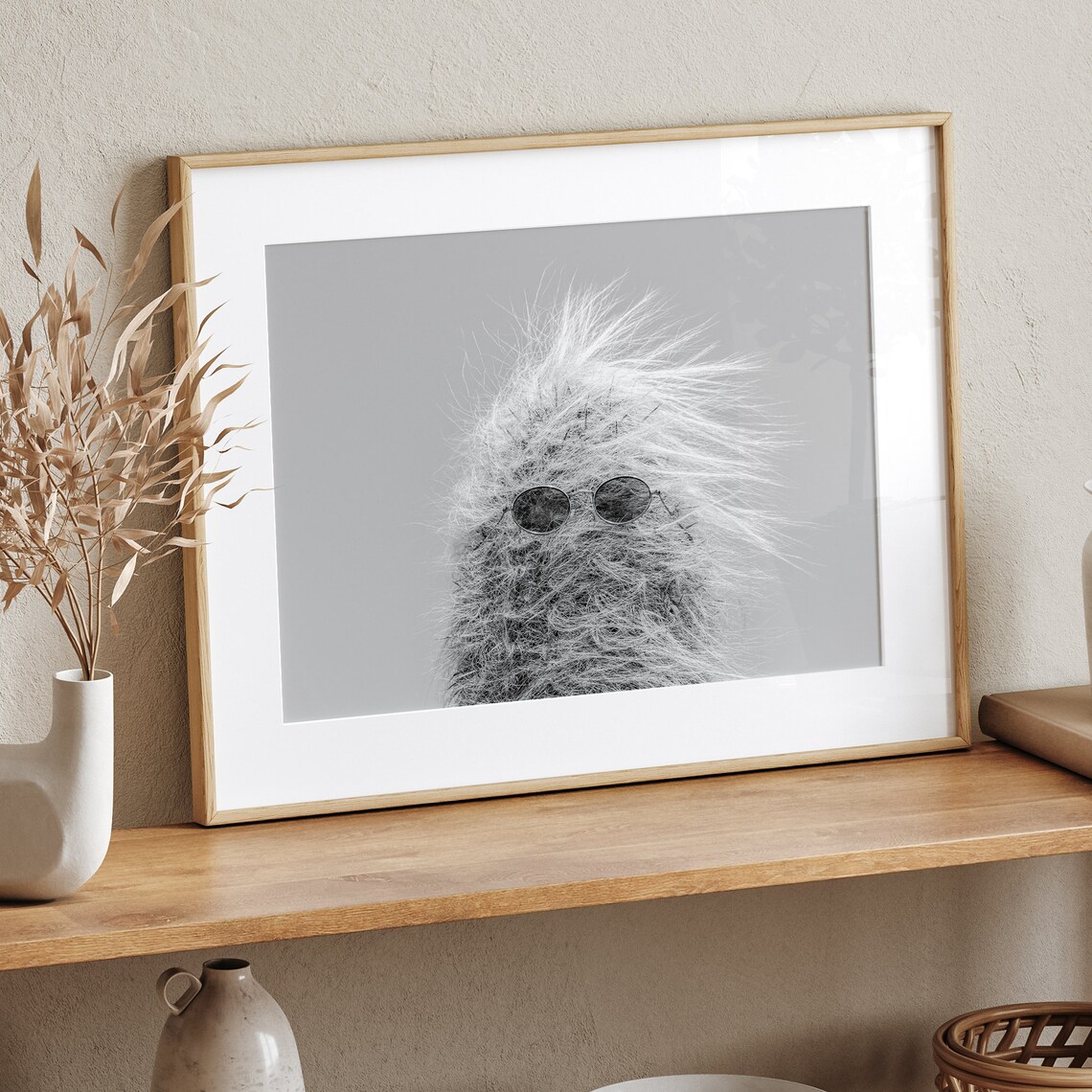 Cool Cactus Americana Desert Art Print, California - Image 2