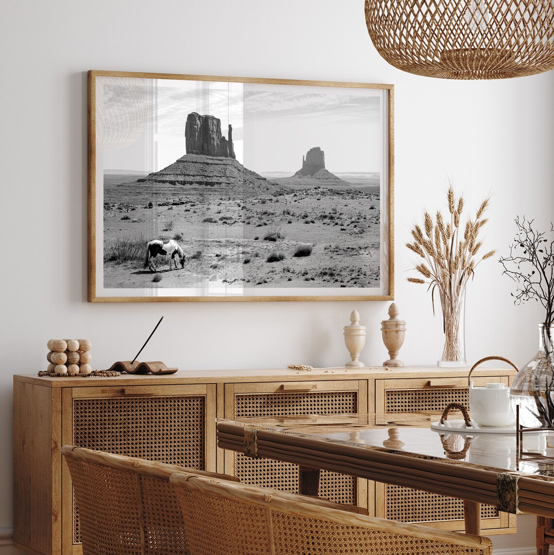 Western Desert Horse, Americana Western Art Print - Image 4