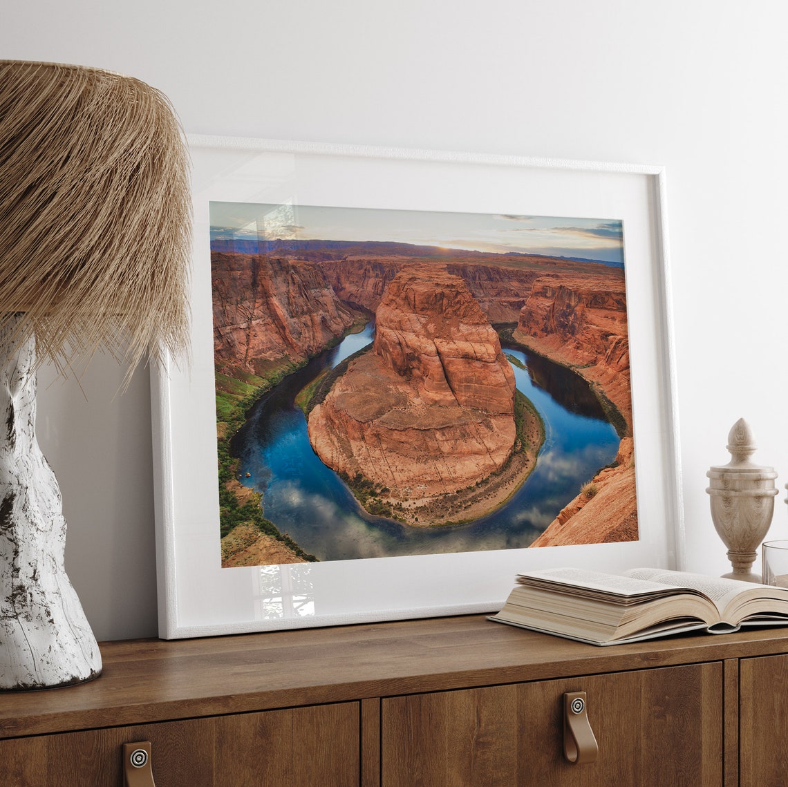 Horseshoe Bend Arizona Colorado River Meander Red Rock Canyon Poster - Image 4