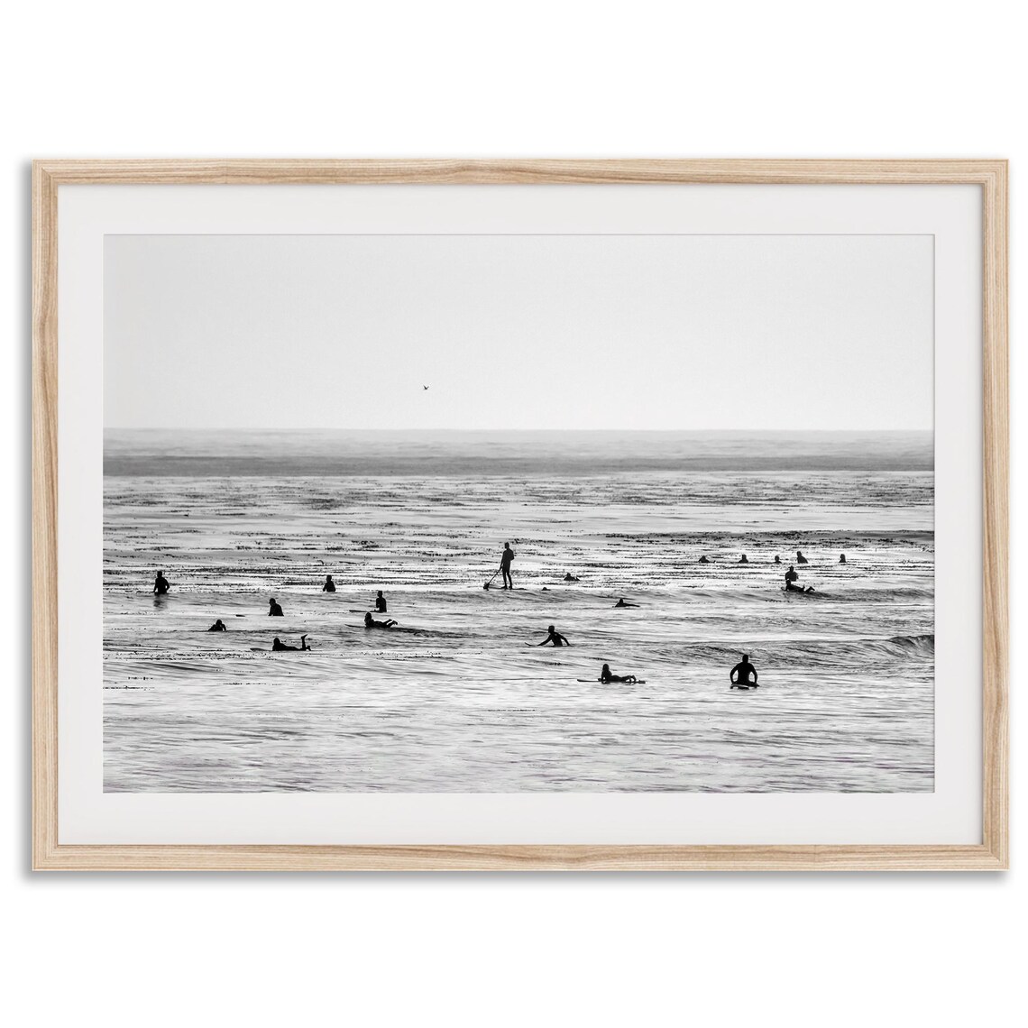 California Ocean Surf Travel Poster, Coastal Wall Art