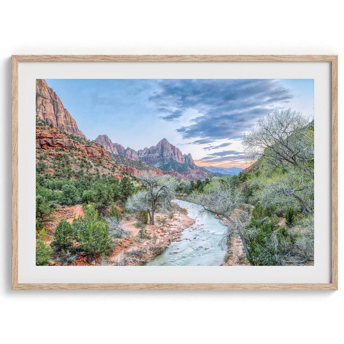 Zion National Park Landscape, Southwest Art Print