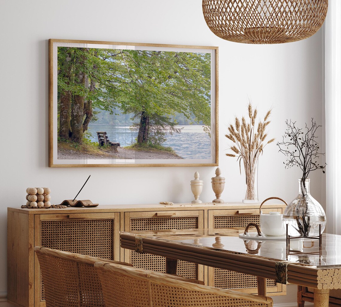 Serene Beach Lake Tree Fine Art Photography Print - Image 5