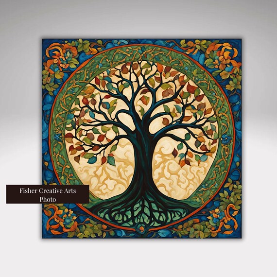 William Morris Tree of Life, Art Nouveau Wall Art Print