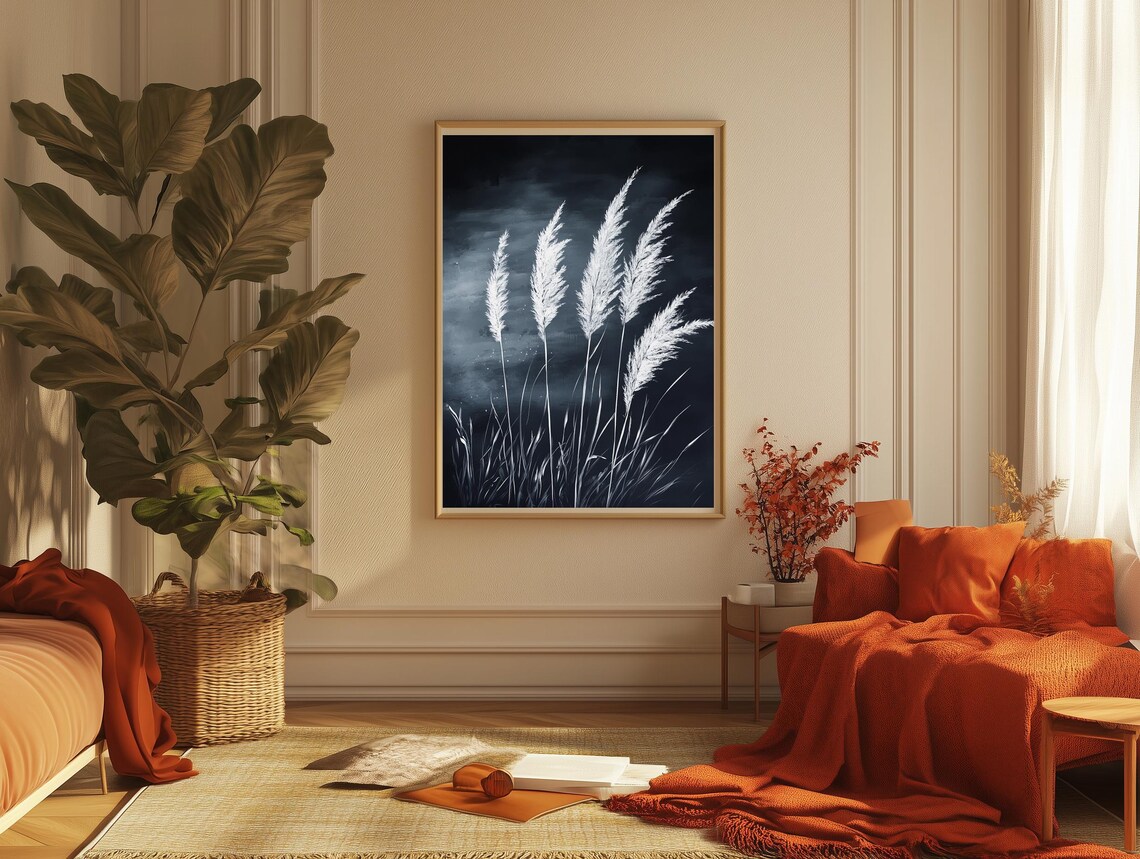 Moody Botanical Dark Autumn Botanical Print Gothic Floral Wall Art Vintage Decor - Image 2