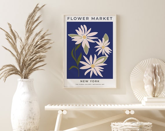 New York Flower Market Print Matisse Flower Poster Cut Out Matisse Print Matisse Plant Flower A2 A3 A4 A5 Exhibition Poster