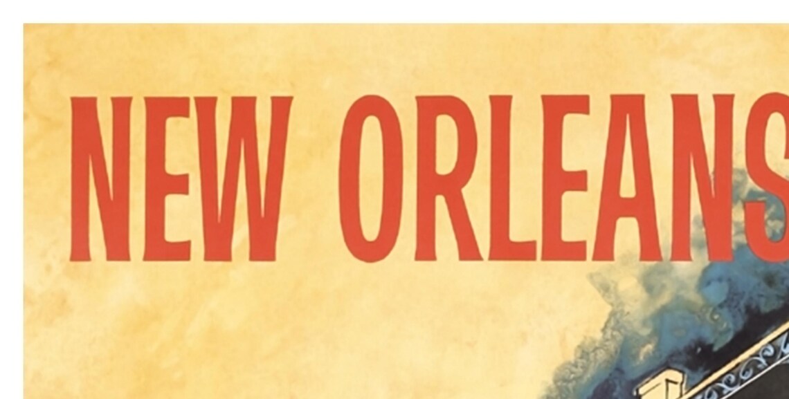 New Orleans Go Greyhound Horse Carriage French Quarter Balcony Poster - Image 2