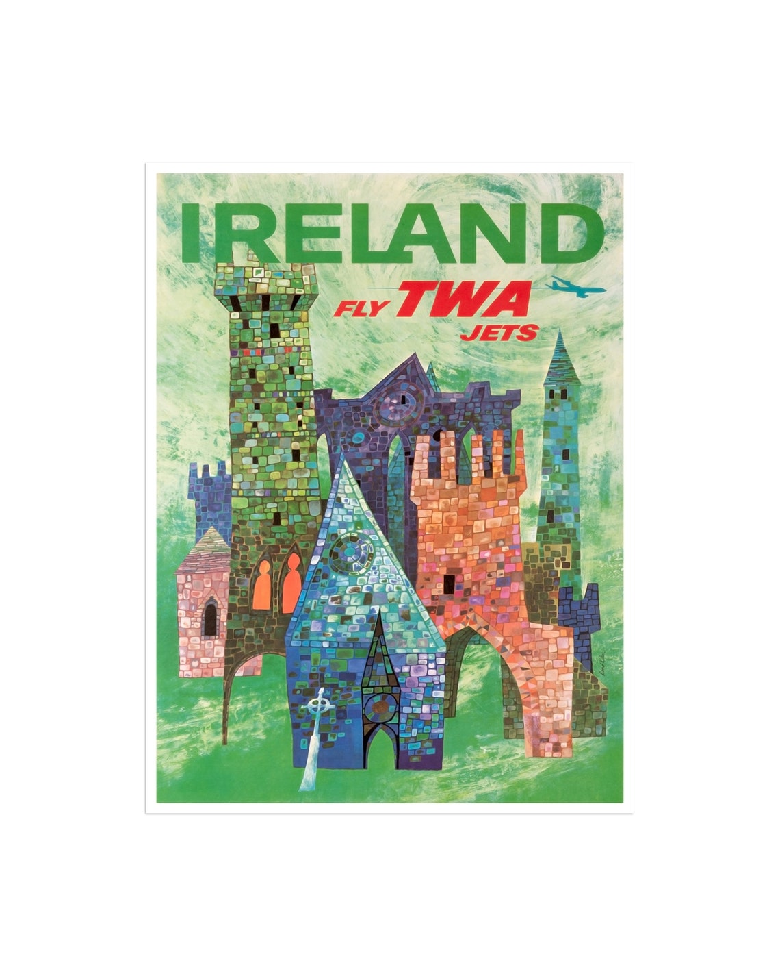 Ireland Art Print Travel Poster