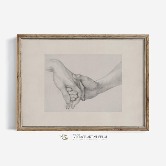 Vintage Hand Drawn Minimalist Sketch Art Print