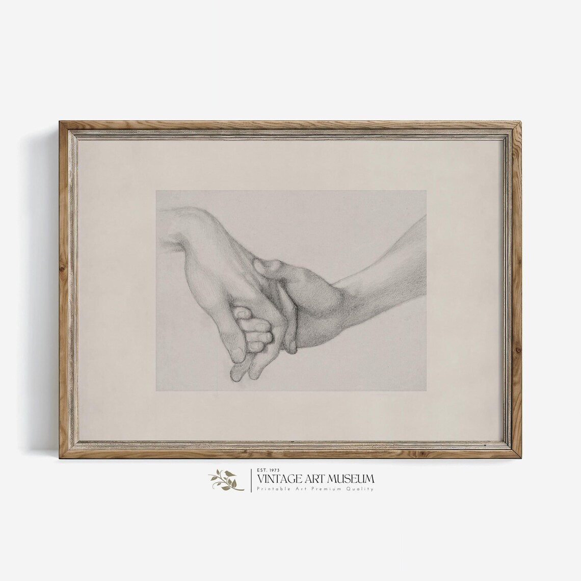 Vintage Hand Drawn Minimalist Sketch Art Print