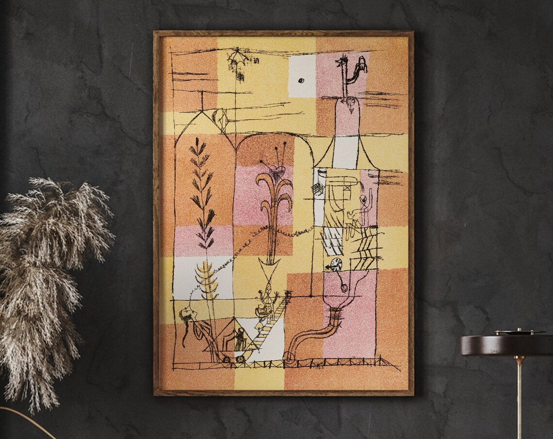 Paul Klee In The Spirit Of Hoffmann 1921, Art Print