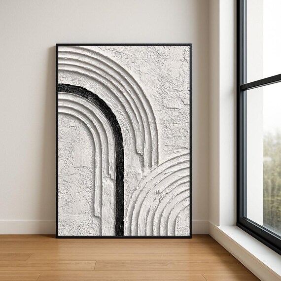 High Resolution Arch Abstract Oil Painting