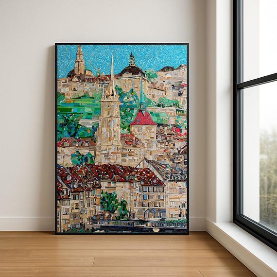 High Resolution Landmark Oil Painting