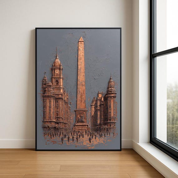 High Resolution Landmark Oil Painting