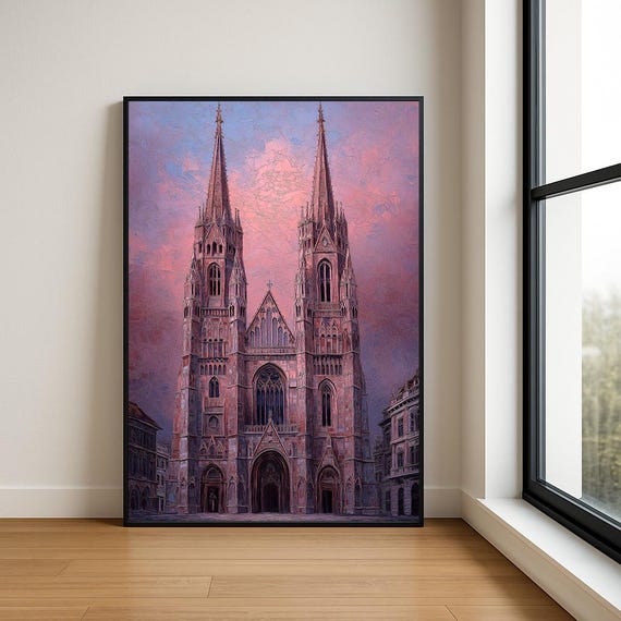 High Resolution Landmark Oil Painting