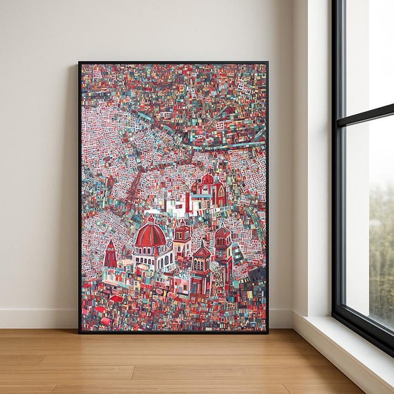 High Resolution Landmark Oil Painting