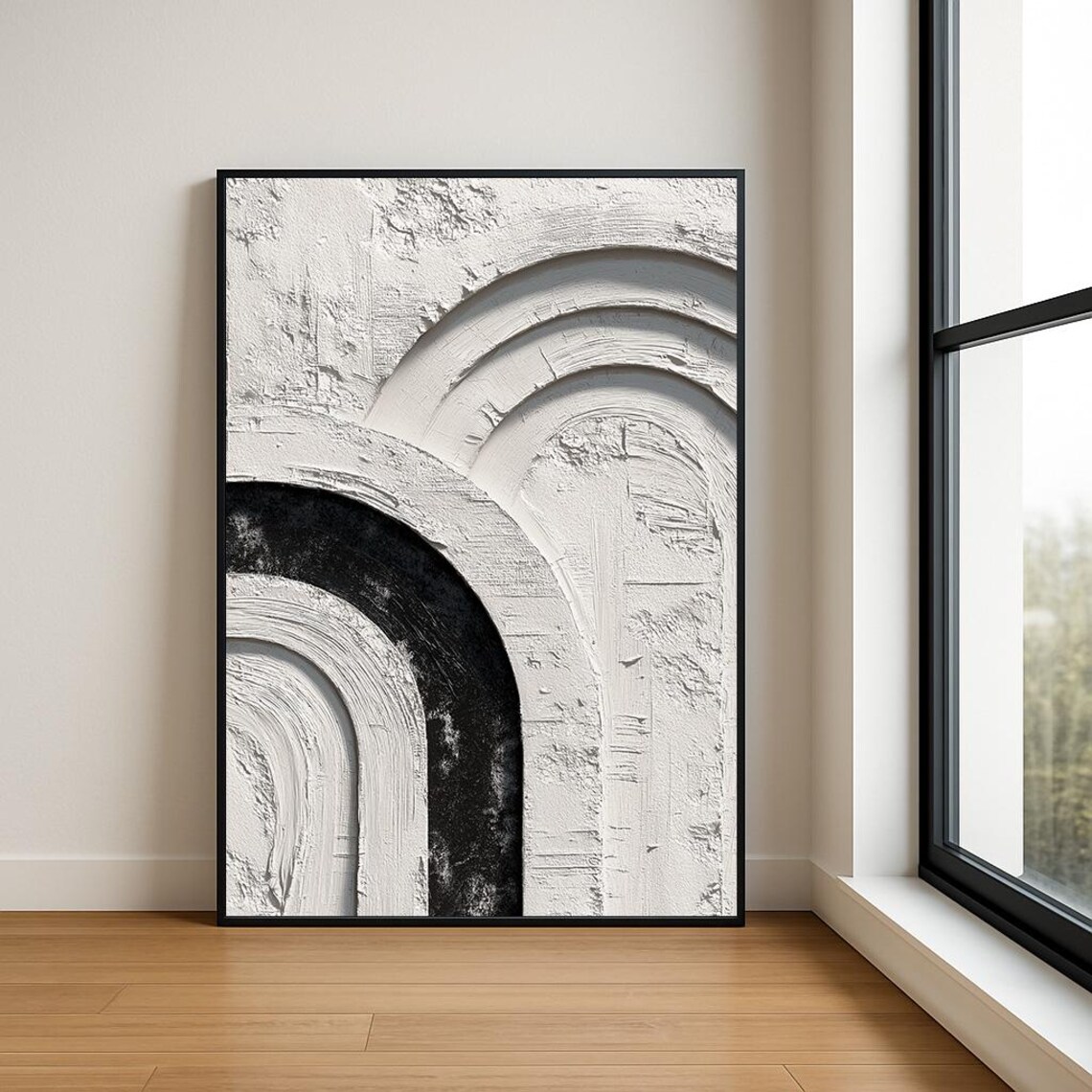 High Resolution Arch Abstract Oil Painting