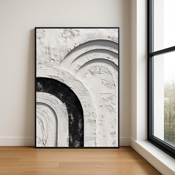 High Resolution Arch Abstract Oil Painting