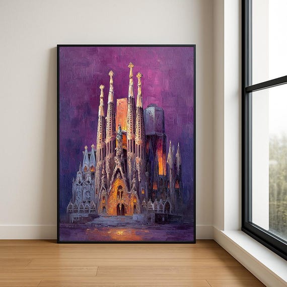High Resolution Landmark Oil Painting