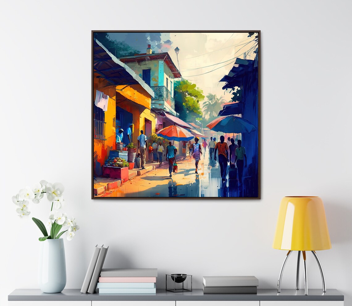 Haiti Street Art Print, Haitian Home Wall Decor - Image 2