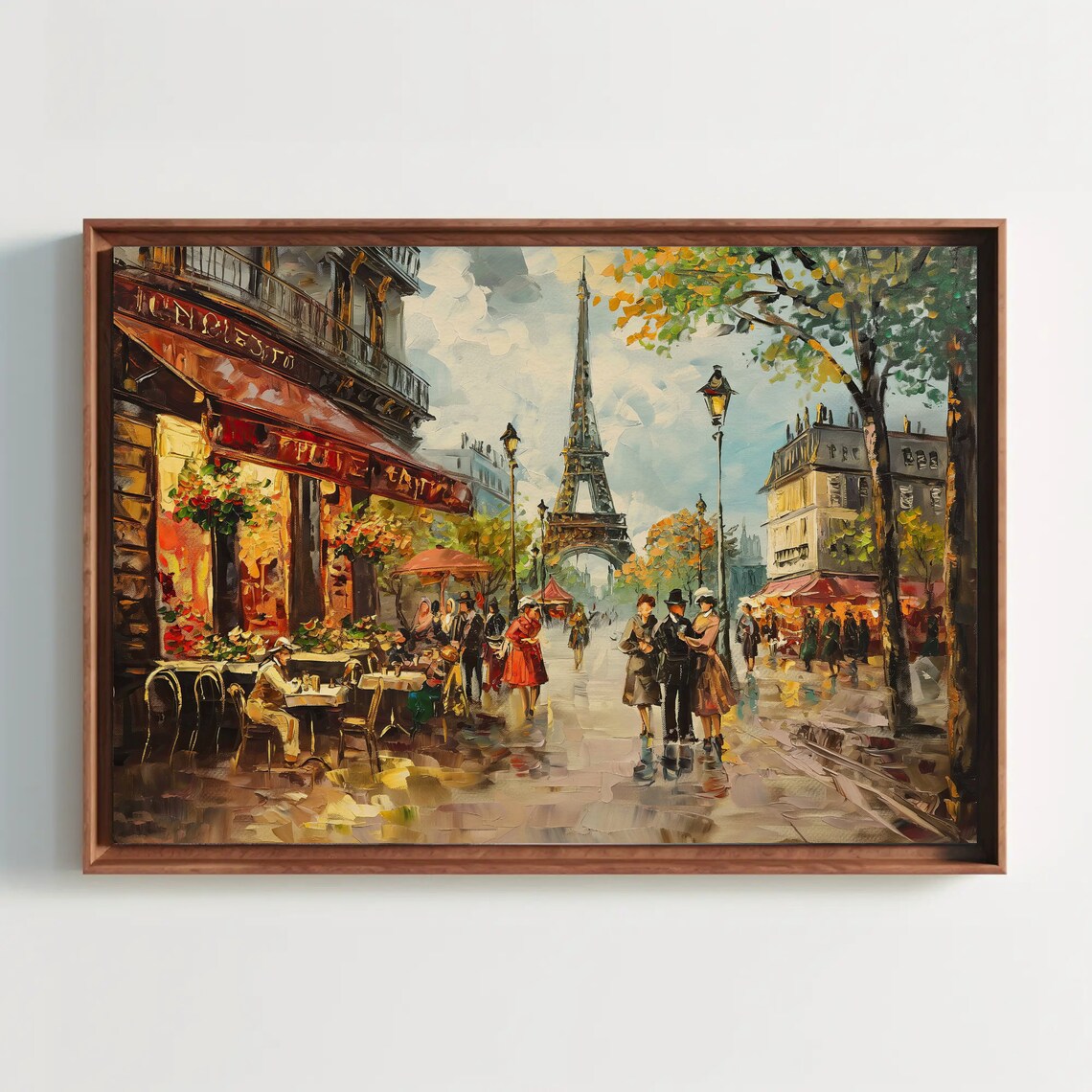 Streets Of Paris Travel Poster, French Art Print