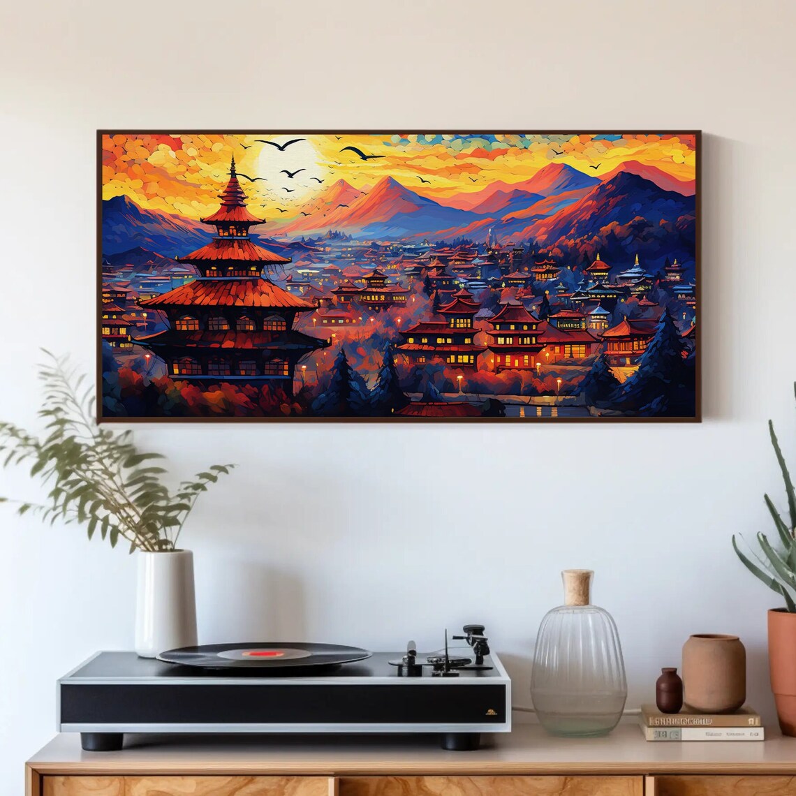 Kathmandu Nepal Travel Poster, Himalayan Decor - Image 4