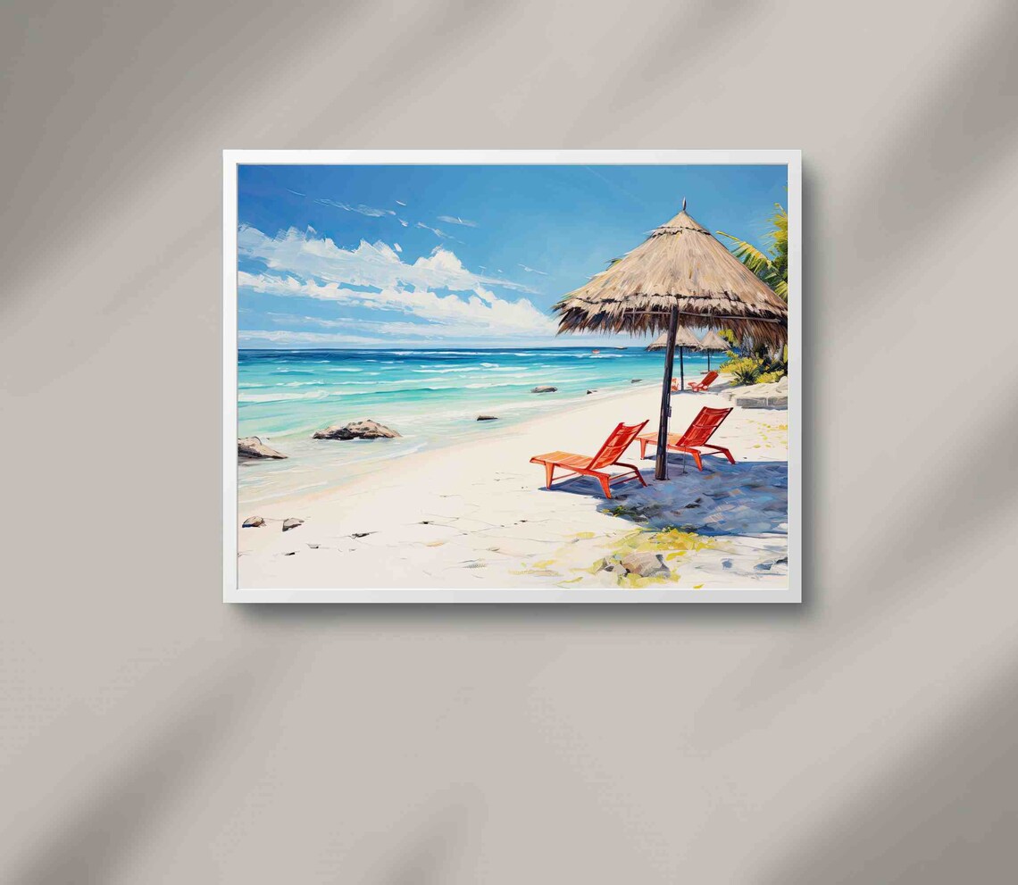 Isla Holbox Mexico Travel Poster, Wall Art Print - Image 2