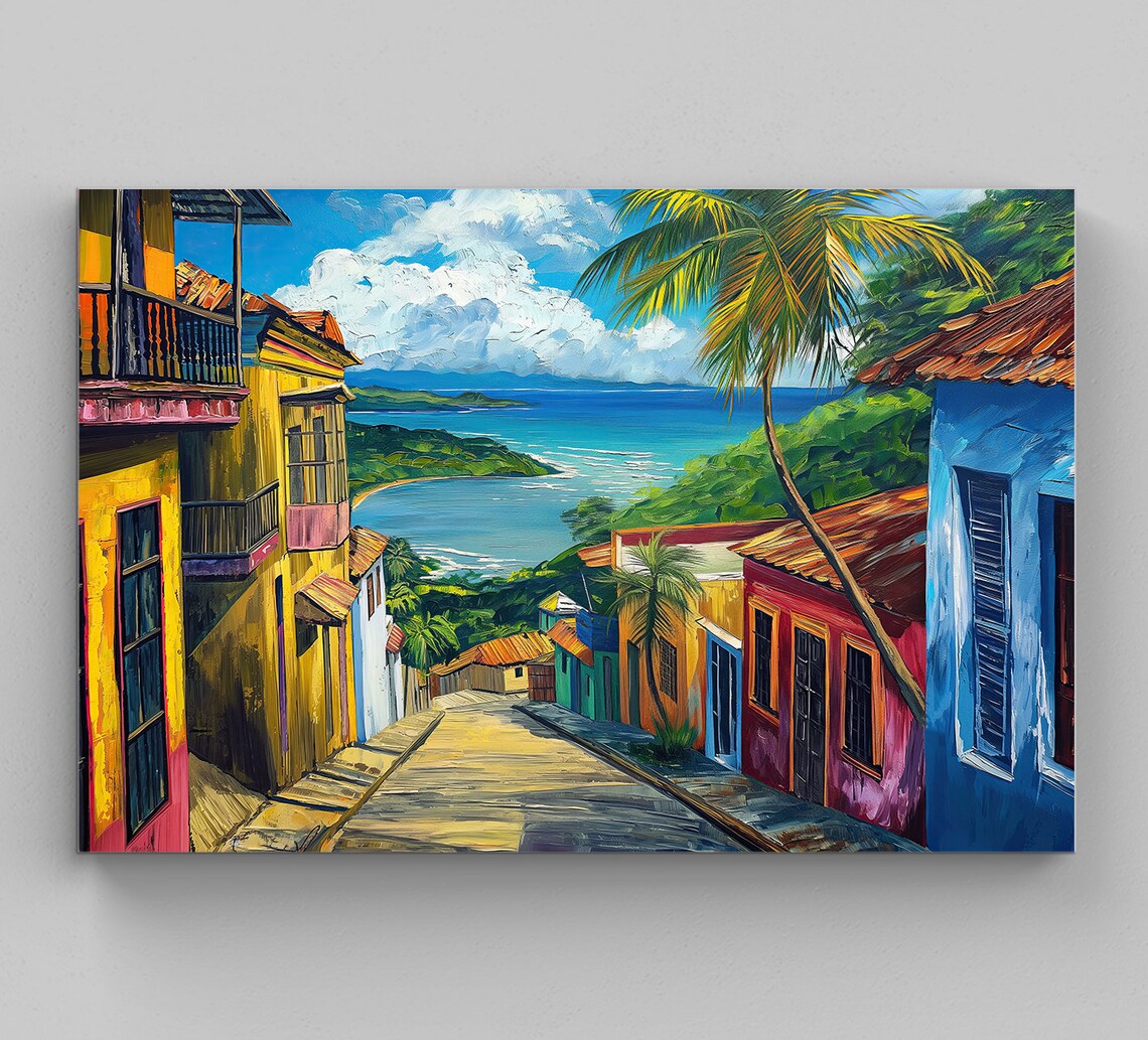 Streets of San Juan, Puerto Rico Art Print